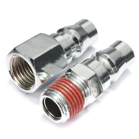 10Pcs 1/4inch Hose Quick Release Air Compressor Connector Coupler Fittings Set