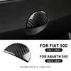 Real Carbon Fiber Glovebox Button for Fiat 500 2011-2023 Abarth 595 2016-2023 Abarth 695 2017-2023