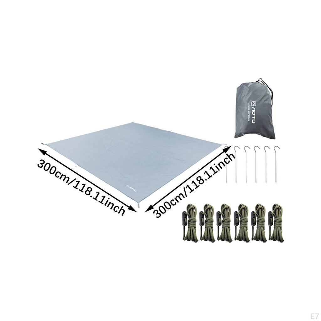 Кемпинговый тент с брезентовым навесом, сверхлегкая компактная палатка, укрытие от дождя для использования на открытом воздухе