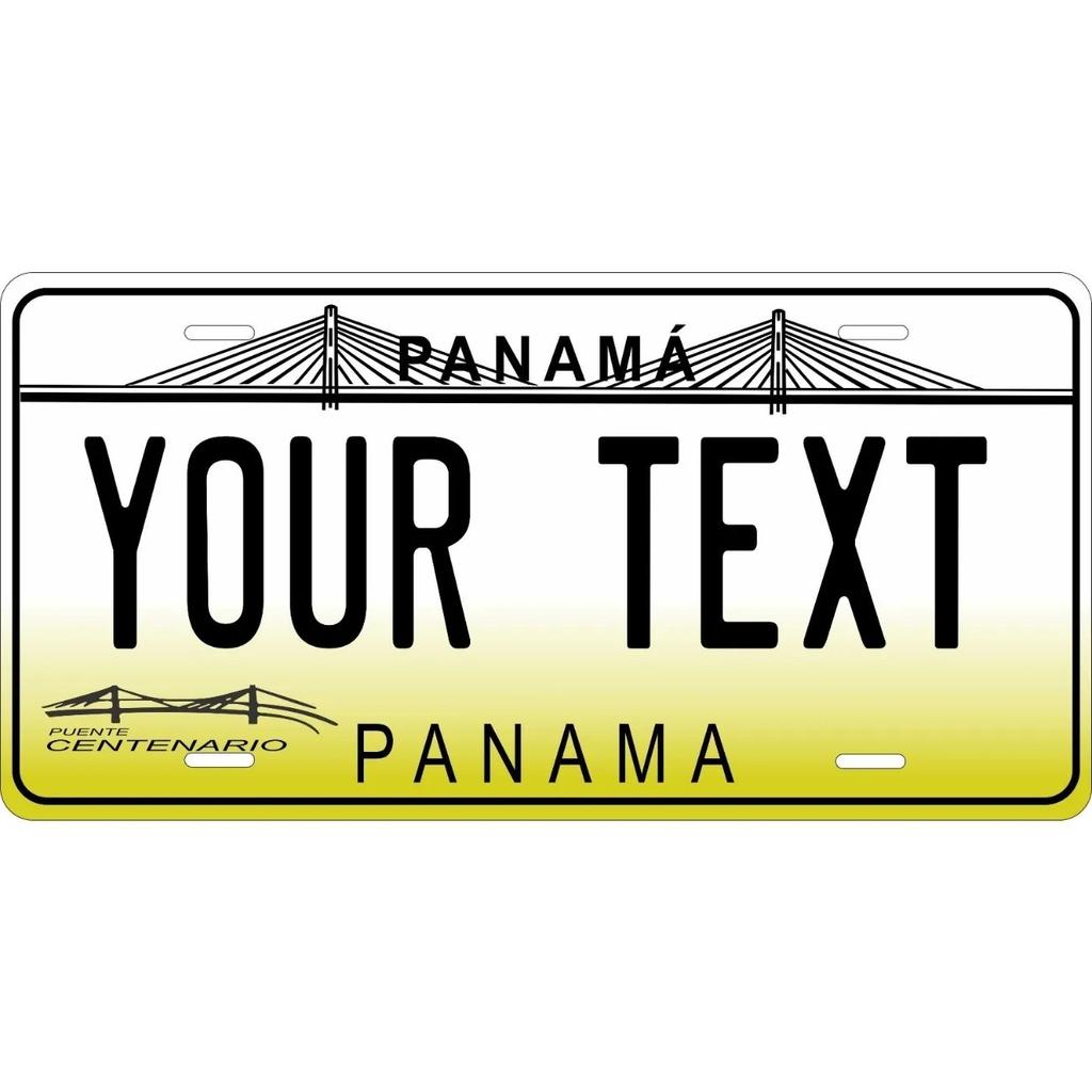 Custom Personalized Panama Decorative Tag Waterproof Dustproof Wall Hanging Ornament Home Decor