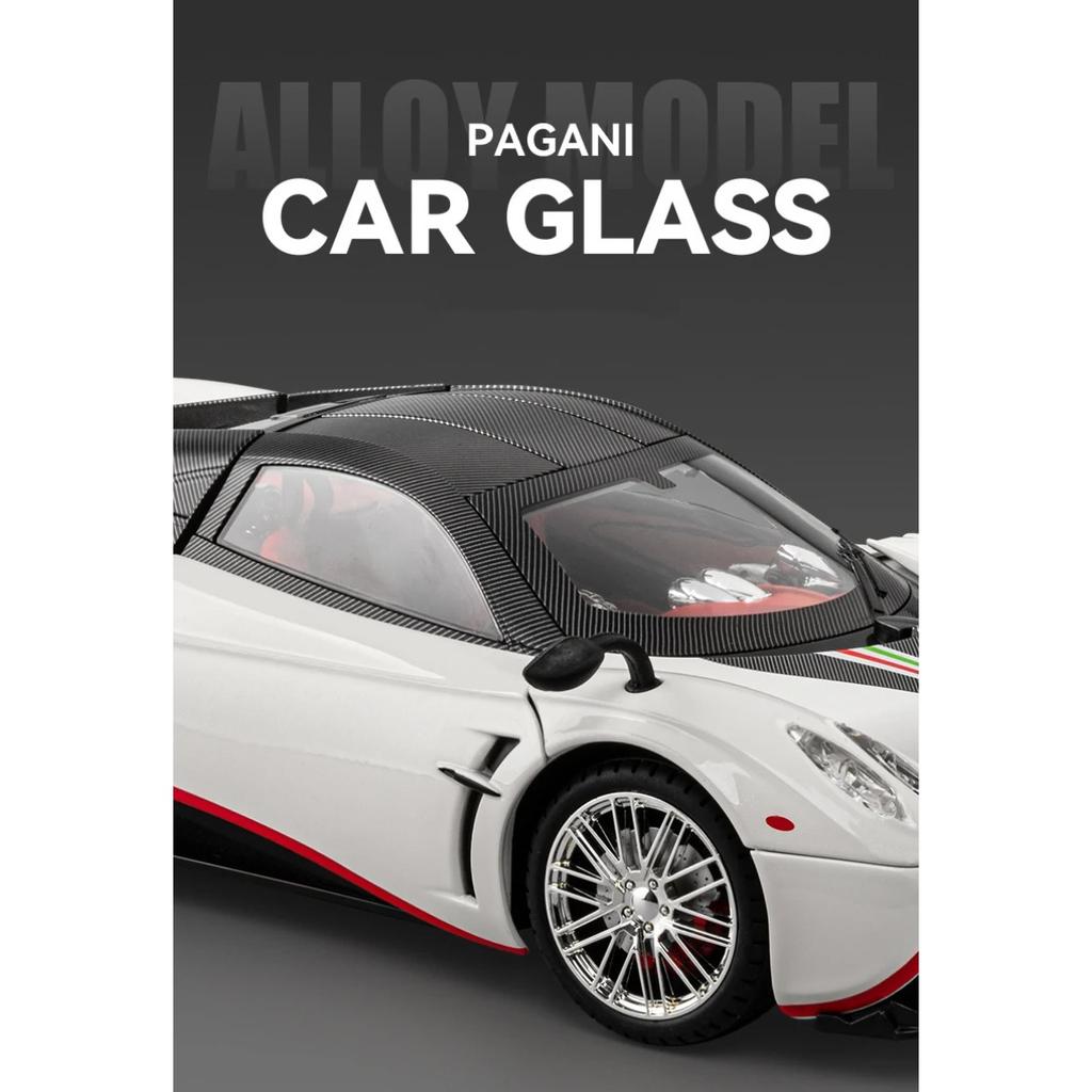 1/18 Pagani Huayra Dinastia литая модель гоночного автомобиля из сплава металлическая игрушка спортивная модель автомобиля имитация звука и света детский подарок