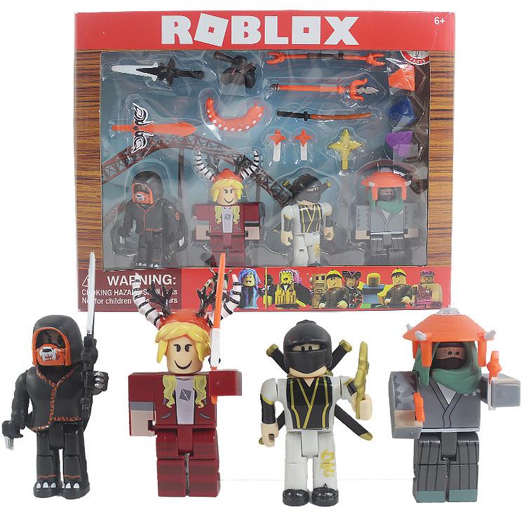 Игровые фигурки Roblox 2,5–3 дюйма, куклы из виртуального мира, разные стили с оружием, коллекционные игрушки для детей от 6 лет
