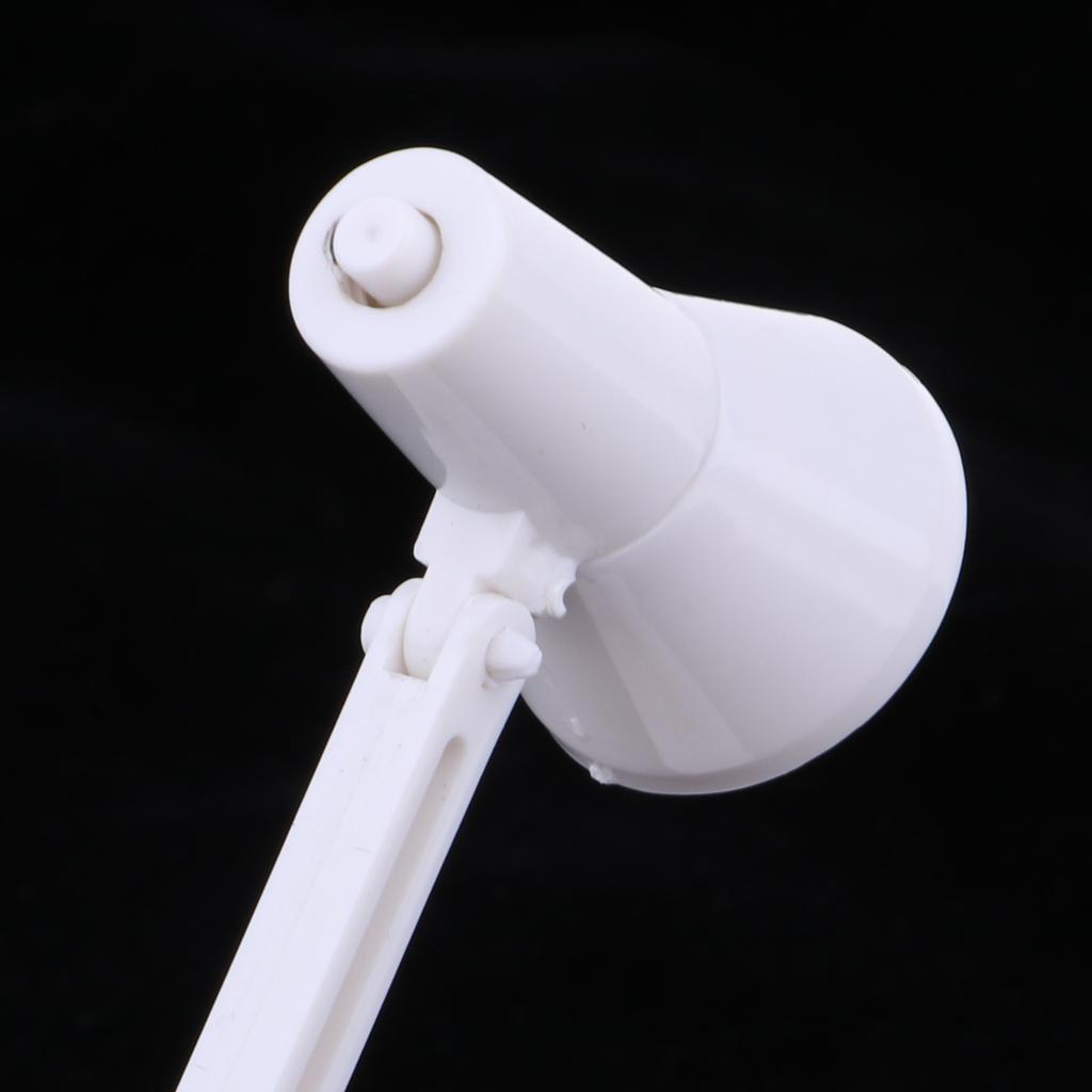 1/6 Scale White LED Desk Lamp Model Furniture For Toys///BJD Dollhouse Accessory Kids Pretend