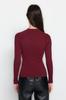 Women's Elegance Style Sweater Oil Window Cut Out Accessory Detailed Knitwear Sweater