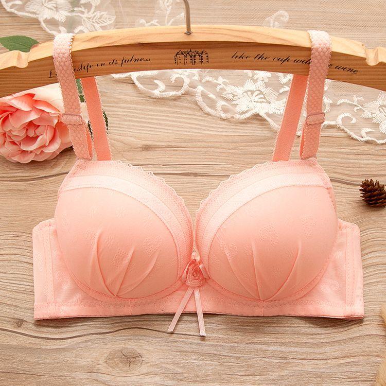 Бюстгальтеры пуш-ап для женщин однотонное нижнее белье женский бюстгальтер простые бюстгальтеры для девушек