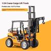 1:24 Scale Forklift Model Car Diecast Metal Engineering Vehicle Models  For Children