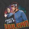 Star Trek Unisex Adult Party Like a Vulcan T-Shirt