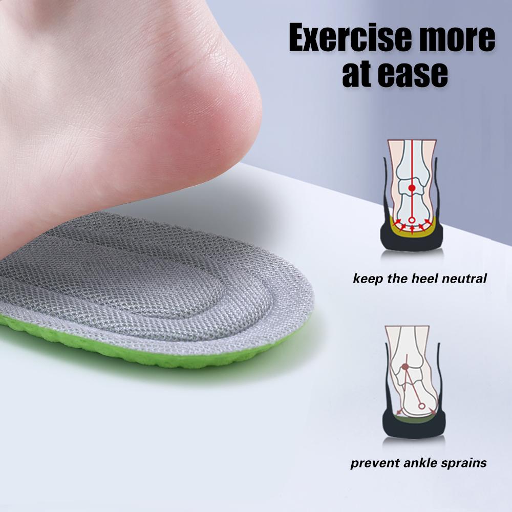 Insoles for Sports Shoes 35-46, Comfortable Insoles, Men's and Women's, Running Accessories