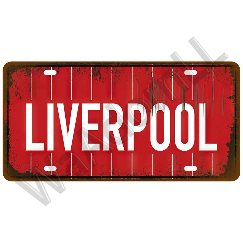 Городской штат Винтаж жестяная вывеска жесть пластина ретро металлический знак плакат для бара паба клуба мужская пещера гараж настенное украшение арт декор