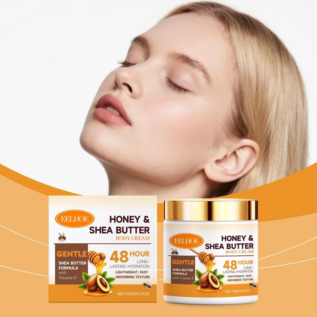 EELHOE Shea Butter Body Moisturizer - Comfortable, moisturizing body cream that makes the skin smooth