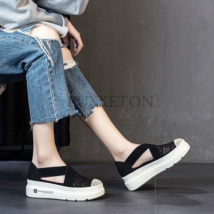 Женские сандалии на танкетке, женские осенние модные модные повседневные сандалии на толстой подошве, обувь