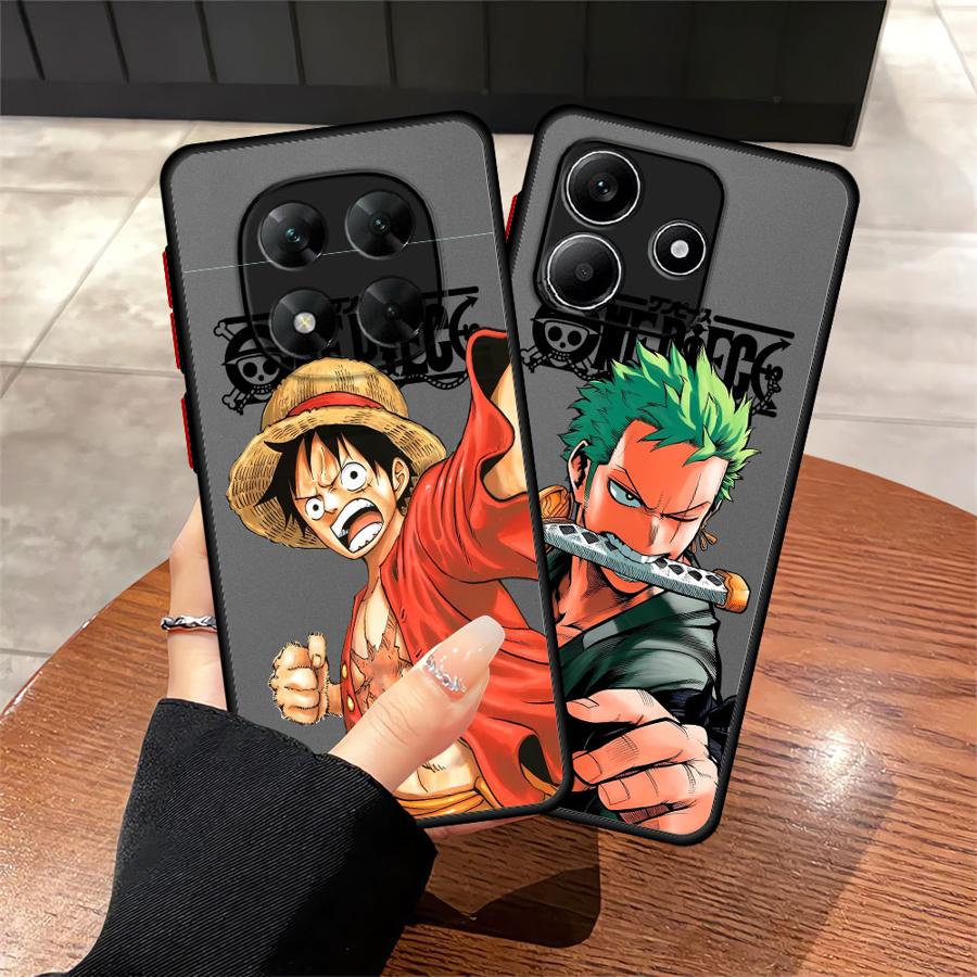 Чехол для Xiaomi Redmi Note 14 A4 10 13 Pro Plus 12 14C 9S 11 13C Funda Задняя крышка телефона One Piece Luffy Zoro Крутой