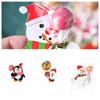 50pcs Paper Christmas Lollipop Paper Santa Claus Kids Candy Gift Package  New Year