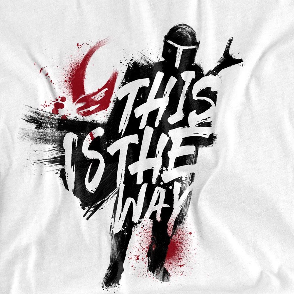 Star Wars Unisex Adult This Is The Way Ink Print T-Shirt