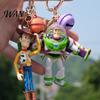 Woody Doll Keychain Pendant, Buzz Lightyear Car Air Freshener, Aromatherapy Pendant Vent Clip Accessory for Toy Fan Gift Toy-Story