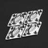 8pcs/Set Silver Stainless Steel Sun Shade Sail Hardware Kit Installation Accessories