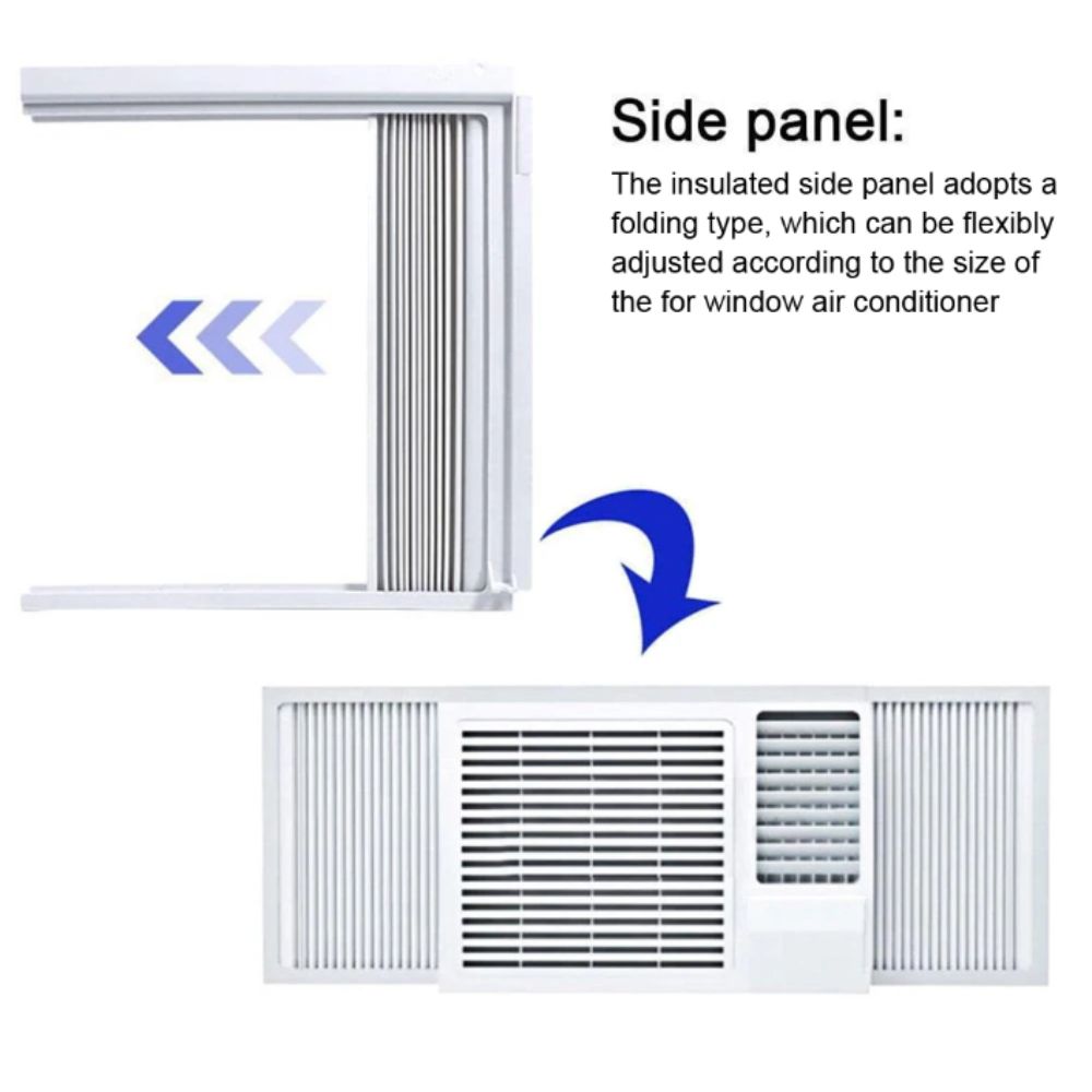 Foldable Design Air Conditioner Baffle Air Conditioner Filler Kit Indoor Temperature Control