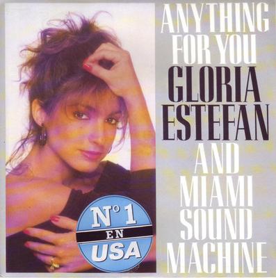 7-дюймовая пластинка MIAMI SOUND MACHINE  Anything For You EPC6516737 Epic 1988 Испания Рок Б/у