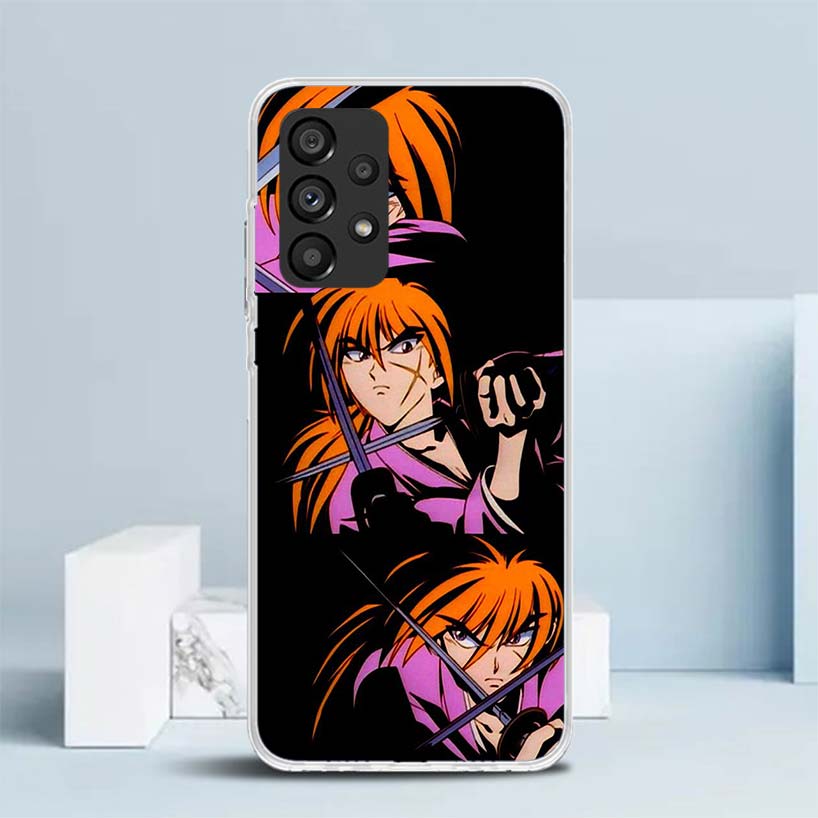 Чехол для телефона Rurouni Kenshin Anime для Samsung Galaxy A17 A37 A57 A16 A26 A36 A56 A15 A14 A55 A13 A53 A25 A35 A24 A34 A23 A33 Gala