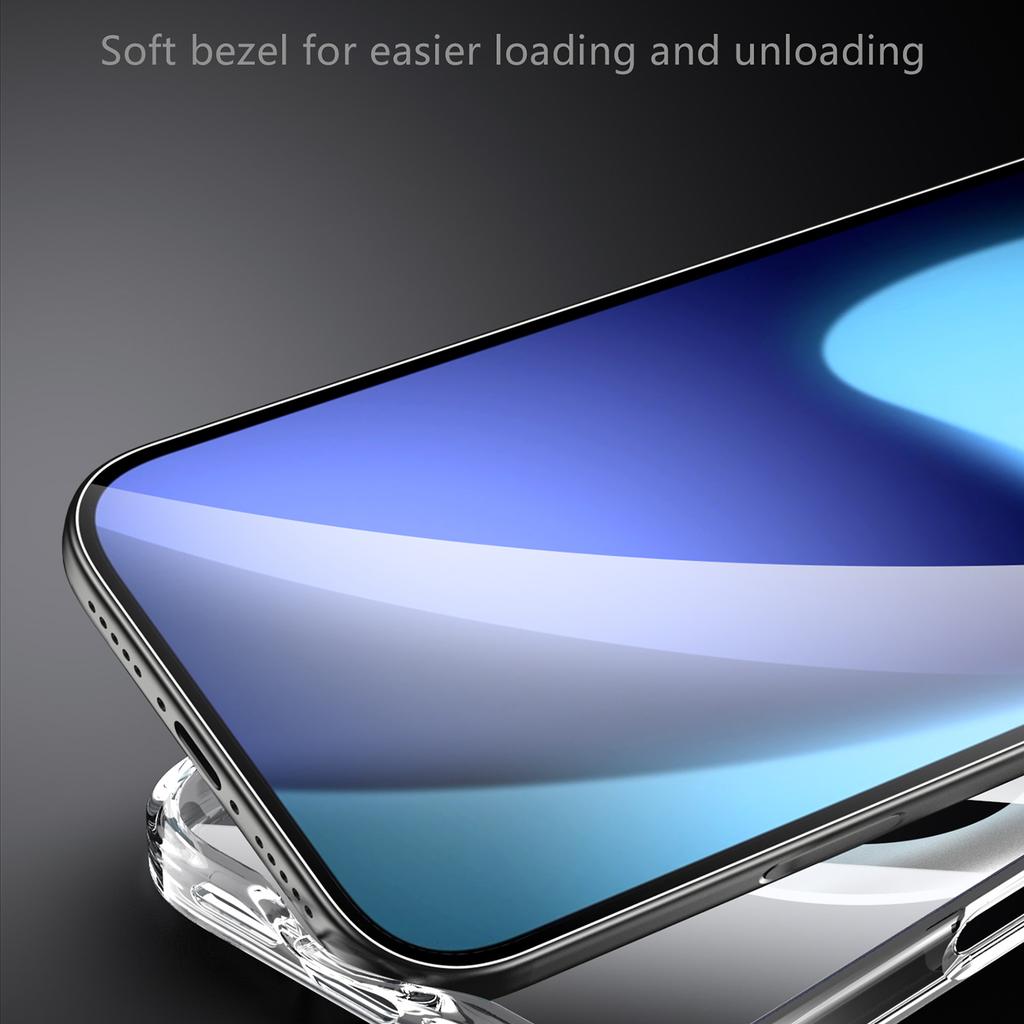 SULADA For iPhone 17 Pro Crystal Clear Case TPU+PC Protective Phone Cover