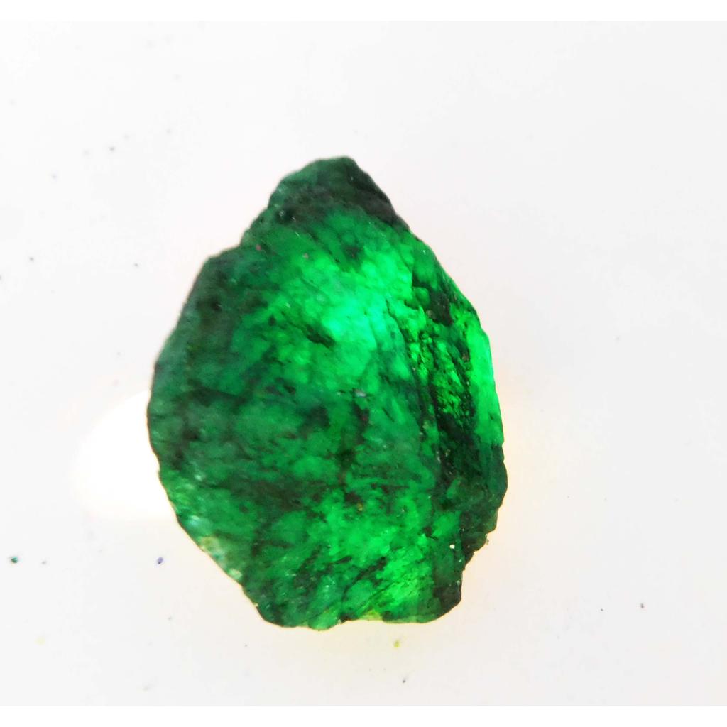 Natural Green Emerald Loose Gemstone 395 ct Rough for Lapidary and Gem Collections