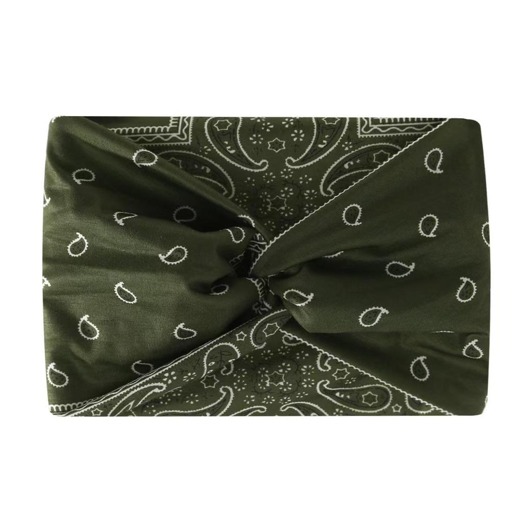 Африканская очень широкая эластичная повязка на голову для йоги и спорта