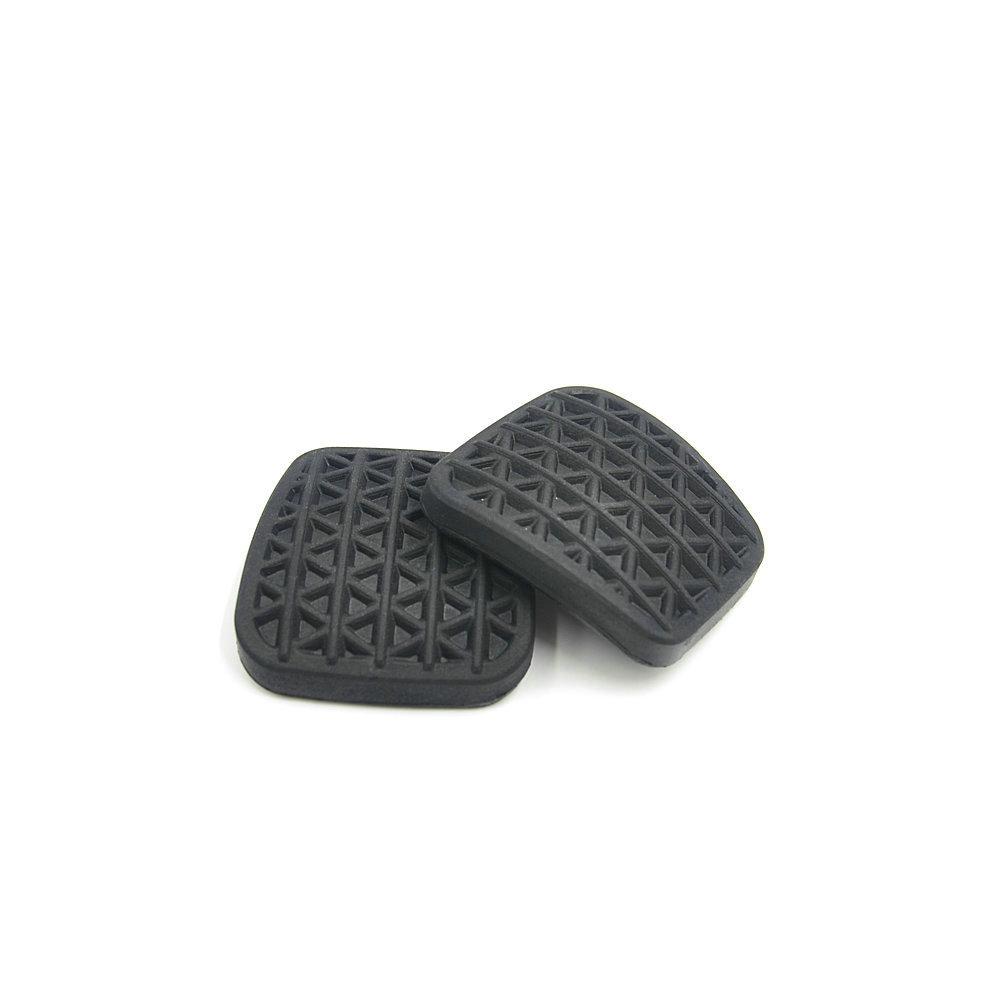 2pcs Brake Clutch Pedal Pad Rubber Cover Protective Case For Car
