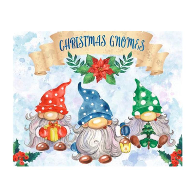 huacan Алмазная картина Санта-Клаус мультфильм полная квадратная/круглая Алмазная вышивка мозаика Рождественский домашний декор