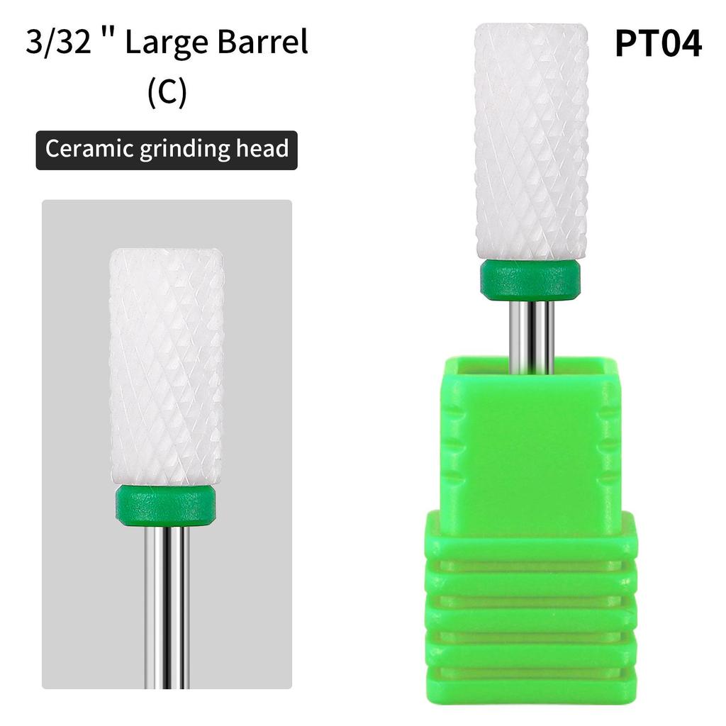 Ceramic Nail Grinding Head - Cuticle Remover & Polisher for Nail Art Tools