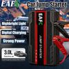 Горячее предложение Портативный автомобильный пусковой аккумулятор Power Bank со светодиодной подсветкой, Новое улучшение Автомобильный аварийный бустер Поддерживает запуск 12-вольтовых бензиновых автомобилей