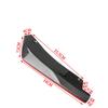 Pair Car Rear Bumper Lip Wrap Angle Splitter Diffuser Carbon Fiber Look+Red Line