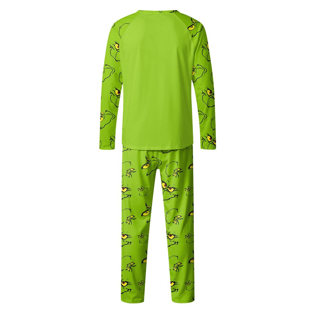 Мультяшный принт с буквами, семейный комплект с длинным рукавом, костюм родитель-ребенок, домашний костюм, осень