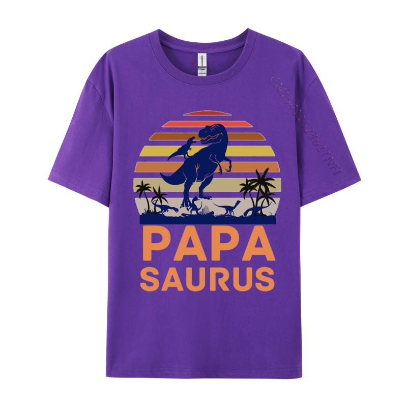 Papasaurus T Rex Dinosaur Papa Tshirt Printed On Family T Shirt Tops Tees For Unisex TeeShirt Vintage T Shirt