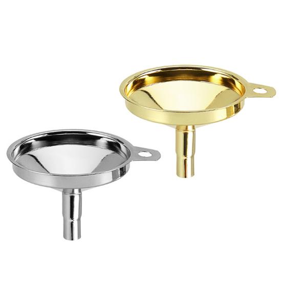 Stainless Steel Kitchen Funnel Oil Wine Spices Transfer Funnel Liquid And Dry Ingredient Cosmetics Pouring Tools