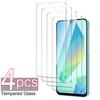 4pcs HD Clear Tempered Glass Screen Protector For Samsung Galaxy A06 A16 A26 A36 A56 A05 A05S A15 A25 A35 A55 A14 A24 A34 A54 A04 Cover Protective
