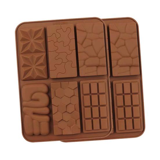 1 шт/2 шт Дубай шоколад силиконовая форма 6-гнездная глубокая шоколадная форма толстый батончик