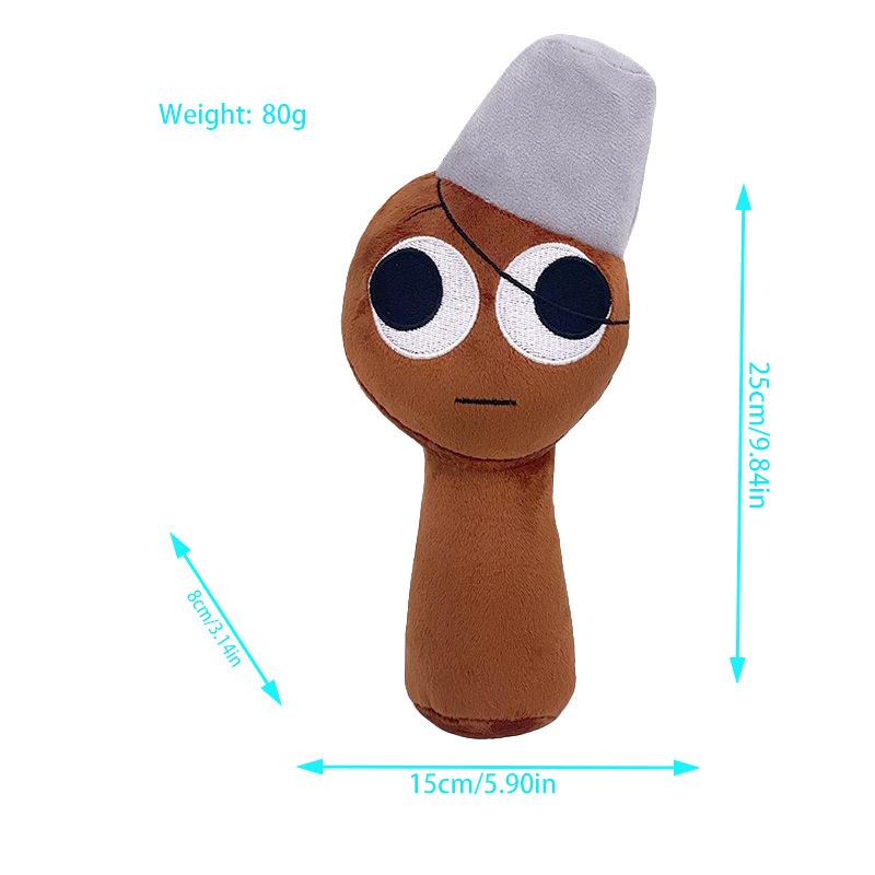 2025 Sprunki incredibox Мягкая игрушка Кукла из хлопковой плюшевой ткани для детей