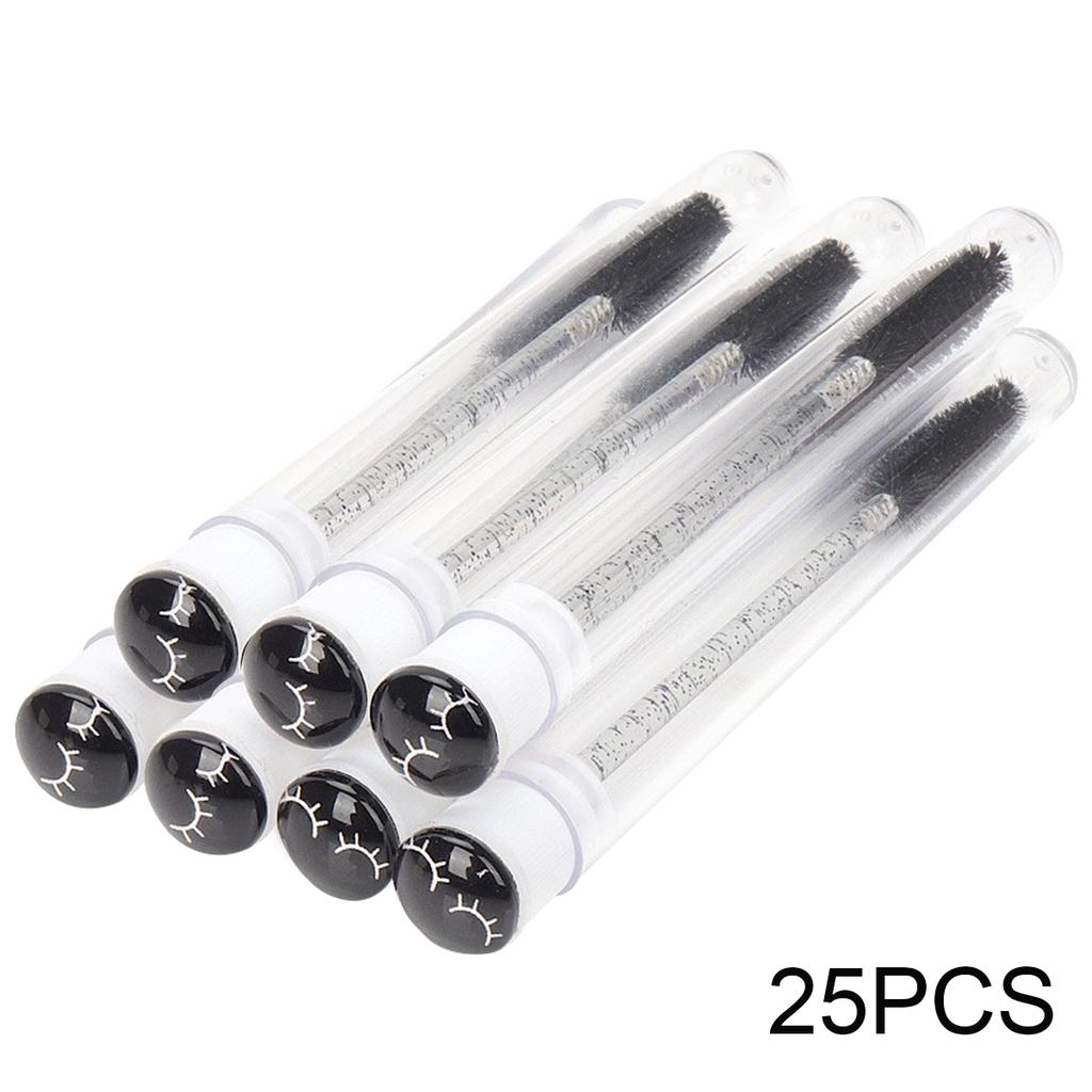 25/50 шт. Тубы для щеточек для ресниц, Кристальные палочки для туши для ресниц, Расческа для бровей, Контейнер-спули, Кисти-аппликаторы для ресниц, Инструменты для макияжа