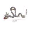 New Year Headwear Animal Hair Clip Red Rhinestone Shark Clip Zodiac Dragon Hair Claw  Daily