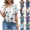 Женские рубашки, летние деловые повседневные рабочие топы с коротким рукавом, застегивающиеся на пуговицы, воротник, V-образный вырез, блузка, футболка