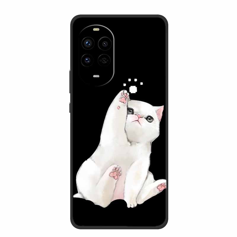 Черный силиконовый чехол для Huawei Nova 13 Pro Чехол Мультяшная мягкая задняя крышка для Huawei Nova 14 Pro Ultra Чехол для телефона Nova14 Ultra Сумка