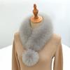 Winter Scarf for Women, Warm Fur Collar, Thick Fur Scarf, Imitation Fox Fur, High-end Temperament Scarf