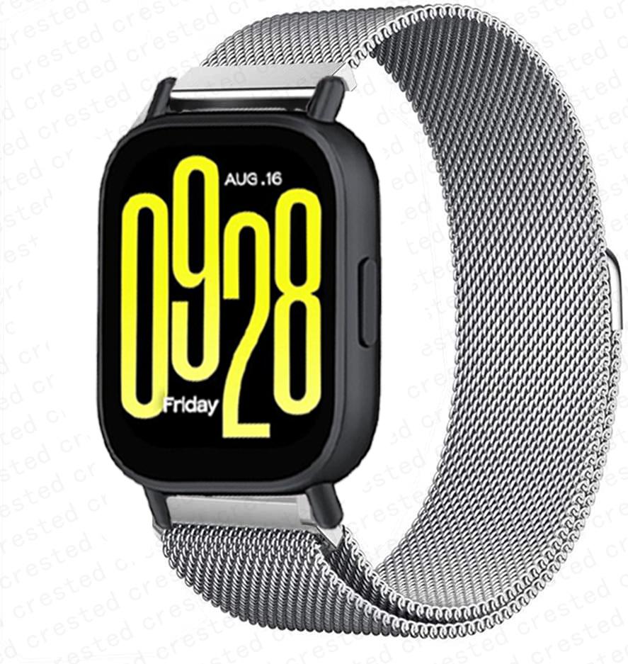 Миланский браслет для Xiaomi Redmi Watch 5 Active Металлический Браслет из Нержавеющей Стали ремешок Redmi Watch 5 Lite Магнитный Браслет