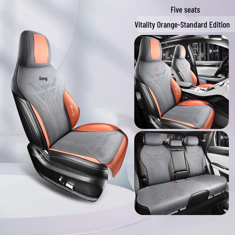 BYD Song PLU Semi-Wrap Car Seat Cushion Set - New Model for Five Seats