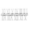 12Pcs/Set Quartz Clock Plastic Numeral Roman Classic Glossy Number Spare Parts for Home