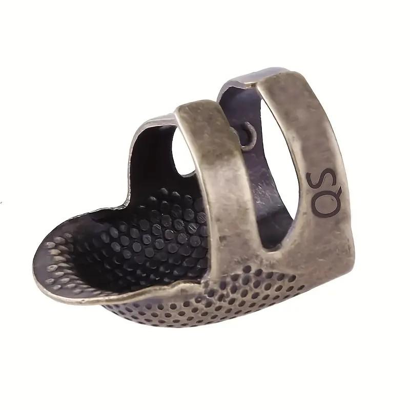 Винтажный металлический наперсток для шитья, защита пальца, ручная работа, нескользящий, для вышивания, против кольца, игольница, наперсток, держатель для пальца