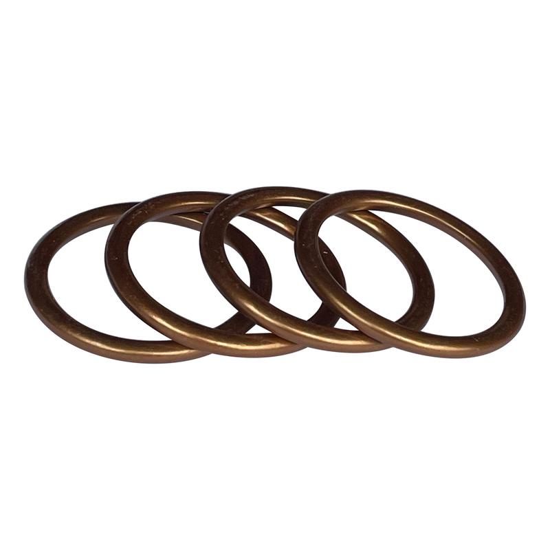 36X42X2MM Motorcycle Exhaust Pipe Gasket For Kawasaki ZX-9R ZX9R Ninja 900 94-97 ZXR750J 91-92 ZXR750L 93-95 ZXR750R 1991-1995