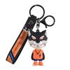 Cartoon Cool Wolf Juvenile Keychain Pendant Cute Couple Schoolbag Pendant Boys Car Key Chain Gift