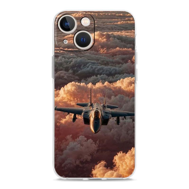 Чехол для iPhone 17 Чехлы iPhone Air 16 15 12 13 14 Pro Max 7 8 Plus 16Pro iPhone11 Чехол Самолет Самолет крутой