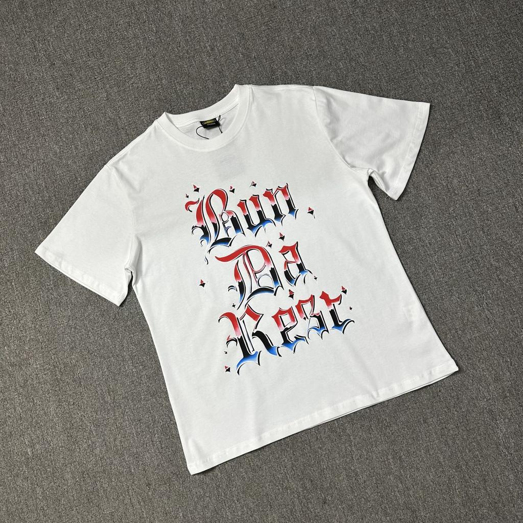 Cross-border manufacturer Corteiz tide brand Alcatraz summer new retro printing men's and women's trend loose short sleeves summer